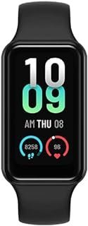 Amazfit Band 7 Fitness & Health Tracker For Mull Men, Bateria de 18 dias, Alexa embutida, exibição AMOLED de 1,47 ”, freqüência cardíaca e monitoramento SPO₂, 120 modos esportivos (Preto)