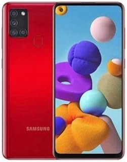 Smartphone Samsung Galaxy A21s 64gb 4g Wi-Fi Tela 6.5” Dual Chip 3gb Ram Câmera Quádrupla + Selfie 13mp – Vermelho