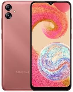 SAMSUNG Smartphone Galaxy A04E, 32GB, 4G, 3GB RAM, Wi-Fi, Tela 6.5”, Dual Chip, C�mera Dupla 13MP + 2MP + Selfie 5MP – Cobre