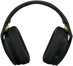 Logitech Fone de ouvido sem fio G Series G435 (preto e amarelo neon)