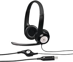 Headset Logitech Stereo H390 Preto