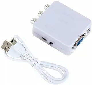 Adaptador Conversor AV RCA Para HDMI Escalonamento Hardware Full HD – Experiência de Visualização Imersiva Sem Comprometer a Qualidade