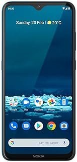 Smartphone Nokia 5.3 128Gb Dual sim 4Gb Ram Tela 6,55 Pol. Câmera Quádrupla com Ia + Lentes Ultra-Wide Verde Ciano Nk009