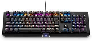 Teclado Gamer Mecânico RGB e Macro Kane Preto Warrior – TC235