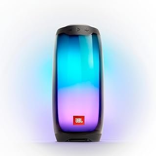 JBL, Caixa de Som, Pulse 4, Portátil, Bluetooth, Show de Luzes, À Prova D’água – Preta