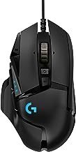 Logitech G502 Hero Herói Alto Performance Gaming Mouse, Sensor Hero 16K, 16.000 Dpi, Rgb, Pesos Ajustáveis, 11 Botões Programáveis, Memória On-Board, Pc/Mac – Preto
