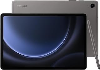 SAMSUNG Galaxy Tab S9 FE Wi-Fi/5G (T-Mobile) tablet Android de 10,9 polegadas 128GB, resistente à água e poeira IP68, caneta S, câmera de 8 MP, versão dos EUA, 2023, cinza (SM-X518UZAAXAU)