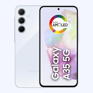 Samsung Galaxy A35 5G, Câmera Tripla Traseira de até 50MP, Selfie de 13MP, Nightography, Apagador de objetos, Design em vidro e IP67, Tela Super AMOLED de 6.6