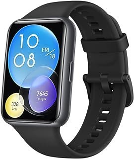 SmartWatch, HUAWEI, WATCH Fit 2, Bateria c/até 10 dias de duração, Monitoramento cardíaco, tela de 1.74′ AMOLED,compatível com iOS e Android, Midnight Black (Preto), Médio