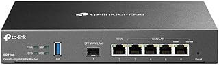 TP-Link ROTEADOR VPN GIGABIT MULTI-WAN TL-ER7206 SMB, Preto