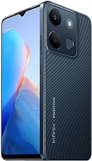 Smartphone Infinix SMART 7, 3GB RAM 64GB, Câmera Dupla 13MP, Bateria de 5000mAh, Tela 6,6” HD+, Desbloqueio por Digital e Facial, Dual Chip – Preto