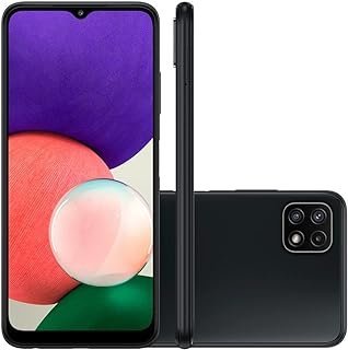 Smartphone Samsung Galaxy A22 128 GB – Cinza, 5G, Câmera Quadrupla 48MP + Selfie 8MP, RAM 4GB, Tela 6.6