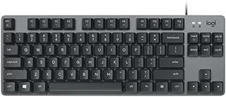 Teclado Mecânico com fio Logitech K835 TKL com Estrutura de Alumínio e Switch Red Linear