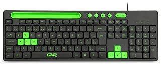 Teclado GK120 Preto/Verde com Suporte de Smartphone – TC265