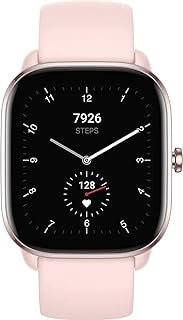2022novos modelos Amazfit GTS 4 Mini 120+ Modos Esportivos e Reconhecimento Inteligente | 5 Sistemas de Posicionamento por Satélite | Vida útil da bateria de 15 dias_Flamingo Pink