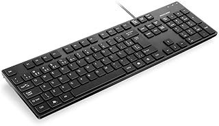Teclado Com Fio Soft Tecla Macia Conexão USB Cabo de 150cm Teclas Chocolate Preto – TC142