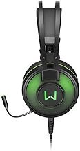 Headset Gamer Warrior Raiko USB 7.1 3D Surround Sound LED Verde – PH259