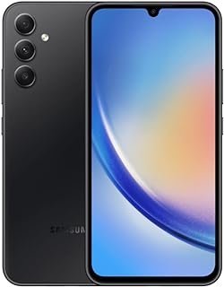 Samsung Galaxy A34 128GB 5G Tela 6.6” Dual Chip 6GB RAM Câmera Tripla de até 48MP + Selfie 13MP Bateria de 5000mAh – Preto