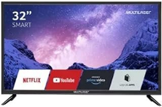 Tela 32 Polegadas HD Com Função Smart E Wifi Integrado Entradas HDMI + USB + RJ45 + AV Multi – TL020