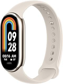 Xiaomi Monitor de atividades e monitoramento de atividades Mi Smart Band 8 (tela AMOLED, rastreamento SpO2, monitoramento de sono, monitoramento de frequência cardíaca, notificações, pedômetro, 5 ATM