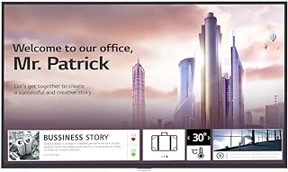LG Commercial LFD Tela digital 55UH5F-H 500NIT HDMI DP com monitor antirreflexo