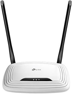 TP-Link Extensor sem fio N300, roteador Wi-Fi (TL-WR841N) – 2 x antenas de alta potência 5dBi, suporta ponto de acesso, WISP, até 300 Mbps