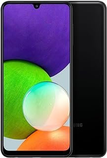 Smartphone Samsung Galaxy A22 128 GB – Preto, 4G, Câmera Quadrupla 48MP + Selfie 13MP, RAM 4GB, Tela 6.4