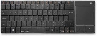 Teclado para Smart TV sem Fio com Touch Pad, Multilaser, Windows, Preto