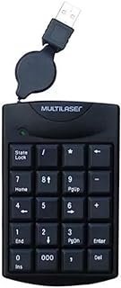 Teclado Numérico com Fio Retratil Usb Multilaser – TC230