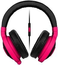 Razer Kraken Mobile Fone de ouvido analógico para música e jogos Neon, Vermelho