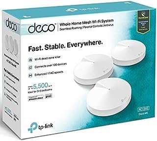Roteador + Repetidor AC1300 Deco M5 Tp-Link (Sistema Mesh WiFi em Toda a Casa) CX 3 Unidades