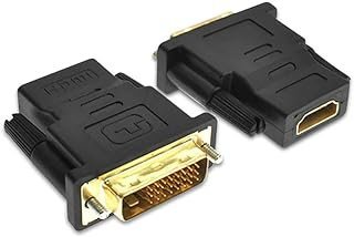 Adaptador Conector Dvi Digital Macho 24+5 Para Hdmi Fêmea