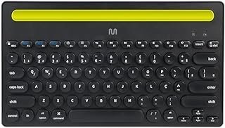 Teclado sem Fio Slot com Conexão Bluetooth Preto Multilaser – TC284