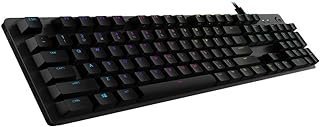 Logitech G Teclado mecânico para jogos 512 Carbon RGB (Romer-G Tactile)