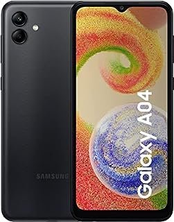 SAMSUNG Smartphone Galaxy A04, 64GB, 4G, 4GB RAM, Wi-Fi, Tela 6.5”, Dual Chip, C�mera Dupla 50MP + 2MP + Selfie 32MP – Preto