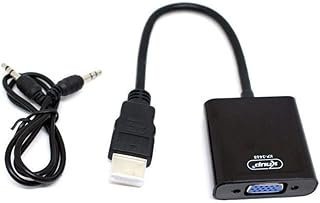 Cabo Conversor Adaptador HDMI Para VGA + Cabo P2 KP3468 Knup