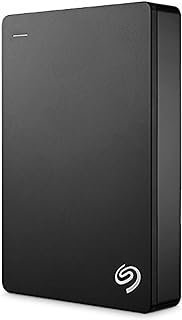 Seagate Disco rígido externo portátil de 5 TB Backup Plus – USB 3.0 preto para PC, laptop e Mac, fotografia Adobe CC de 2 meses (STDR5000100)