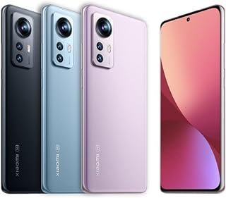 Xiaomi 12 5G + 4G LTE 256GB + 8GB Snapdragon® 8 Gen 1 Global Unlocked 50MP Pro Grade Camera (Não para Verizon Boost At&T Cricket Straight) + (c/Fast Car Charger Bundle) (Roxo)