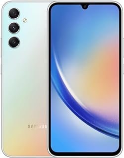 Samsung Galaxy A34 256GB 5G Tela 6.6” Dual Chip 8GB RAM Câmera Tripla de até 48MP + Selfie 13MP Bateria de 5000mAh – Prata