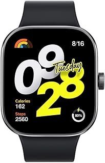 Smartwatch Xiaomi Redmi Watch 4 M2315W1 Obsidian Black BHR7854GL Versão Global