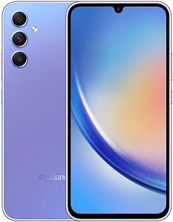 Samsung Galaxy A34 128GB 5G Tela 6.6” Dual Chip 6GB RAM Câmera Tripla de até 48MP + Selfie 13MP Bateria de 5000mAh – Violeta