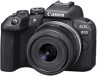 Canon Câmera sem espelho EOS R10 com kit de lentes RF-S 18-45 mm
