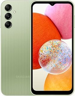 Samsung Galaxy A14 128GB 4G Wi-Fi Tela 6.6” Dual Chip 4GB RAM Câmera Tripla de até 50MP + Selfie 13MP Bateria de 5000mAh – Verde Lima