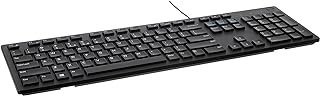 Teclado de desktop multimídia Dell USB com fio, inglês, modelo: KB216