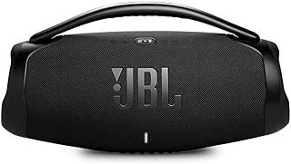 JBL, Caixa de Som, Boombox 3 Wi-Fi, Bluetooth, À Prova D’água e Poeira – Preto