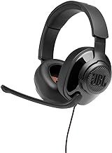 JBL Quantum 200 – Fones de ouvido para jogos circum-auriculares – Preto, grande