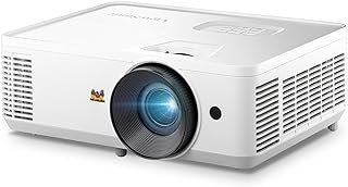 ViewSonic PA503HD Projetor de alto brilho de 4000 lúmens com zoom óptico de 1,1x, entradas USB e HDMI para casa e escritório