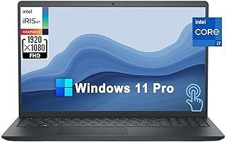 Dell Laptop Inspiron 15 3000 3530 [Windows 11 Pro], tela sensível ao toque FHD de 15,6 polegadas, Intel 10-Core i7-1355U de 13ª geração, 32 GB de RAM, SSD PCIe de 2 TB, gráficos Iris Xe, teclado