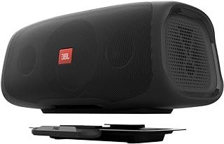 JBL BassPro Go – subwoofer alimentado no veículo e alto-falante Bluetooth portátil de gama completa, preto