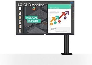 LG Electronics (LGEAA) Monitor Ergo IPS QHD de 27 polegadas, preto (27BN88Q-B)